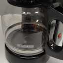 BLACK+DECKER 12-Cup Coffee Maker with Easy On/Off Switch, Easy Pour, Non-Drip Carafe with Removable Filter Basket, Vortex Technology, Black