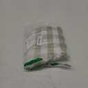 Checkered Tablecloth Rectangle Waterproof Gingham Table Cloth Washable Buffalo Plaid Table Cover Wrinkle Free for Kitchen, Dining and Outdoor Picnic, 60 x 102 Inch, Sage Green and White