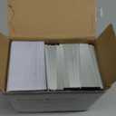 100 Bulk Light blue Thank You Cards with white Envelopes and stickers - 4 Minimalistic Designs Blank Thank You Notes with Envelopes for business Wedding Bridal Gift Baby Shower Business Graduation