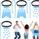 10 Sets Funny Baby Shower Games Set Table Tennis Twerk Game Swing Pacifier Race Swing Shaking Balls Diapers Game for Baby Shower How Many Balls Can You Catch in Your Diaper(Blue)