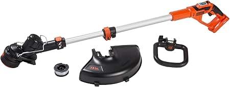 BLACK+DECKER 40V MAX String Trimmer and Lawn Edger, 13 Inch Weed Eater, Far Reach, Battery and Charger Not Included (LST136B), One Size