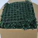 Artificial Grass Wall Panels Backdrop,10"x 10"(12Pcs) Faux Boxwood Panels for Outdoor Indoor Green Wall Decor,Party Wedding Garden Fence Decorations