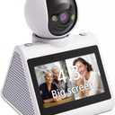 Home Security Camera with 4.3" Screen, Two Way Video Call Function for Elderly, Baby and Pets, 1080P HD with Motion Detection