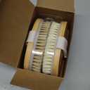 Metene Dry Brushing Body Brush with Soft and Stiff Natural Bristles, Body Exfoliating/Massage Scrub Brush for Cellulite and Lymphatic, Improve Your Circulation, 2 Pack