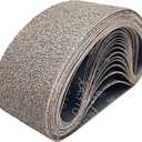3x18 Inch Sanding Belts 36 Grit Aluminum Oxide Belt Sander Sandpaper, 10-Pack