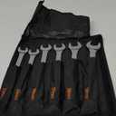 HORUSDY Large Wrench Set with Rolling Pouch | Metric | 6-Piece | 23mm, 24mm, 26mm, 27mm, 30mm, 32mm | 12 Point | Chrome Vanadium Steel