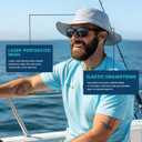 Men Breathable Adjustable Safari Boonie Hat (Gray)