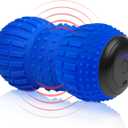 ZeenKind Vibrating Peanut Massage Ball for Plantar Fasciitis, Muscle Pain Relief with 4 Speed, Deep Tissue Therapy for Myofascial Release & Muscle Recovery, Neck Back Foot Roller Massager