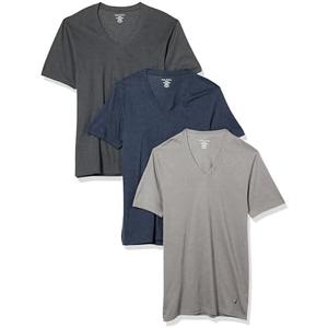 Nautica Men's 3-Pack Cotton V-Neck T-Shirt Size S