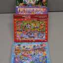 QUOKKA 100 Piece Puzzles for Kids Ages 4-6 4xSET Search and Find Kids Puzzles Ages 5-8 Artist-Crafted Illustrations, Hidden Objects, Unique Jigsaw Shapes, Educational Activity for Learning & Play