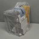 Trash Bag Dispenser Dishwasher Pods Container, 5 in 1 Garbage Bags Holder Under Sink Organizer Acrylic Laundry Pod Detergent Powder Container, Kitchen Pantry Laundry Room Organization Storage