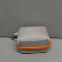 Hard Case Compatible with Yoto Mini Kids Audio Music Player Children Speaker Plays Audiobook Cards Radio (Off White + Orange Case)