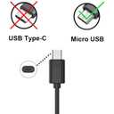 LIAUBN USB Micro BlueParrott Charger Cable Compatible with BlueParrott B350-XT, B450-XT, S450-XT, B350XT, B350 XT, B450XT, B550-XT Wireless NC Bluetooth Headset Adapter Charging Cable (5FT)
