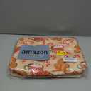 Christmas Gingerbread Man Storage Basket Fabric Kitchen Baskets Xmas Candy Cane Winter Snowflake Open Home Storage Bins Boxes Foldable Organizer Bag for Gift Book Shelf Closet Baskets 16128 Inches