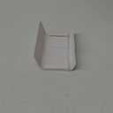 2 x 3,5"Plain White Folding Tent Cards (Set of 100) - 4x3,5"Folds to 2x3,5"Simple Blank Card Stock for Writing, Stamping, Drawing-Make Your Own Note, Thank You Cards, Seating Place Cards for Weddings