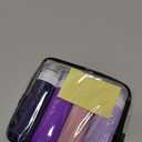 GLAMFIELDS Travel Bottles for Toiletries TSA Approved, 3oz Size Leak Proof Silicone Travel Containers for Shampoo, Lotion,Easy to Squeeze Portable, Essentials for Traveling (4 Pack) Purple