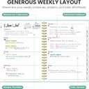 Planner 2025-2026, Academic Year Weekly and Monthly Calendar Planner, July 2025 - June 2026, Spiral Bound School Planning Tool, Perfect for Teacher, Student, Woman & Men - A4 (8.5" x 11"), Seafoam