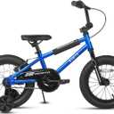 cubsala 14 Inch Kids Bike BMX Style Bicycle with Training Wheels Coaster Brake for 2-10 Years Old Toddlers Boys Girls Multiple Colors