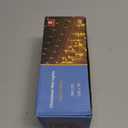 LJLNION Christmas Net Lights, 360 LED 12ft x 5ft Connectable Mesh Fairy String Lights,8 Modes Low Voltage Safe Adaptor for Xmas Trees, Bushes, Wedding, Outdoor Garden Decorations, Warm White