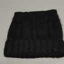 fauson Winter Hats for Women - Knitted Thermal Beanie for Women Skull Cap Womens Winter Hat Valentines Day Gifts for Her (Black)