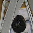 BJADE'S Window Air Conditioner Side Panels with Adjustable Frame Size Suitable for Different Window AC Unit 5,000-14,000Btu, Side Panel Seal Kit,Room AC Accordion Filler Curtain Replacement Kit