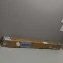 Double Curtain Track Wall Mounted, Roman Rod for Curtain, Aluminum Heavy-Duty Silent Rail, Sliding Curtain Track System with Silent Rollers, for Room Divider Living Bedroom Room (Gold, 11.2ft)