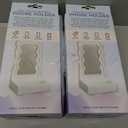 2 x  Wavy Light & Mirror Phone Holder