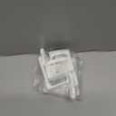 2 x TonGass 4-Pack RV Curtain Holders with Screws (White)  Camper & Motorhome Curtain Clips for Window Drapes, Heavy-Duty Plastic Retainers for RV, Boat, and Trailer Curtains