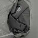 MIULEE 2 Panels Velvet Curtains Solid Soft Grommet Grey Curtains Blackout Thermal Insulated Soundproof Room Darkening Curtains/Drapes/Panels for Living Room Bedroom 52 x 90 Inch