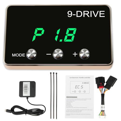RANSOTO 9 Drive Modes Throttle Response Controller Smart Electronic Pedal Racing Accelerator 807 Compatible with Dodge Charger Challenger Durango Jeep Commander Cherokee Wrangler JK Chrysler RAM