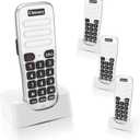 Intercoms Wireless for Home, 1 Mile Long Range for House Business Office, Handheld Room to Room Communication System, Rechargeable Loud & Clear 10-Channel Anti-Interference Intercom System