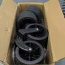 Collapsible Folding Wagon Cart, Heavy Duty Wagon Foldable with 330lbs Weight Capacity, Utility Garden Cart, Beach Wagons with All-Terrain Wheels for Camping, Sports, Shopping, Black (A-black)