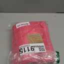 Homaxy 100% Cotton Terry Kitchen Towels(Rose Red, 13 x 28 inches), Checkered Designed, Soft and Super Absorbent Dish Towels, 4 Pack