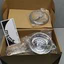 MSMK 2 Quart Saucepan with lid, Small Saucepan with Steamer Non stick, Induction, Scratch-resistant, Small Cooking Pot (2QT)