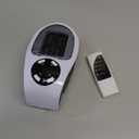 Mini Plug in Heater, Portable Wall Space Heater with Remote, Small Wall Outlet Heating with Adjustable Thermostat and 12H Timer, LED Display for Home Office Bathroom Indoor Use