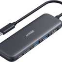 Anker USB C Hub, 5-in-1 USBC to HDMI Splitter with 4K Display, 1 x Powered USB-C 5Gbps & 2Powered USB-A 3.0 5Gbps Data Ports for MacBook Pro, MacBook Air, Dell and More