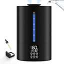 Coolfiqu 6L Humidifiers for Bedroom Large Room Home,Cool and Warm Humidifier for Baby and Plants Hot Mist Top Fill Desk Humidifier Oil Diffuser,Quiet,Auto Mode,360°Nozzle-Midnight Black(2026 Upgraded)