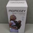 Momcozy Baby Carrier - Ergonomic, Cozy and Lightweight Carrier for 7-44lbs, Effortless to Put On, Ideal for Hands-Free Parenting, Enhanced Lumbar Support, Purehug for Infant to Toddler, Black