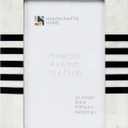 Handicrafts Home White Picture Frame, Handmade Resin Inlay 4x6 Black & White Photo Frame for Christmas Decor & Holiday giftings, Decorative Frames for Farmhouse Home Decor, Wall & Tabletop Decor