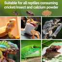 REPTI ZOO Reptile Cricket Calcium Powder Mixer, Cricket Keeper Shaker for Bearded Dragon Gecko Snake Lizards, Dispenser Feeder for Chameleon Reptile & Amphibians