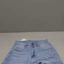 roswear Women's Casual Summer High Waisted Basic Jean Shorts Stretchy Denim Shorts, S