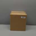 BASDHE Trash Can for Bathroom, Small Office Garbage Can for Kitchen, Slim Rectangular Waste Bin, Ceramic, Gold