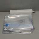 Amazon Basics Vacuum Compression Space Saving Storage Bags with Hand Pump for Clothes Packing, Ideal for Blankets, X-Jumbo Pack of 4