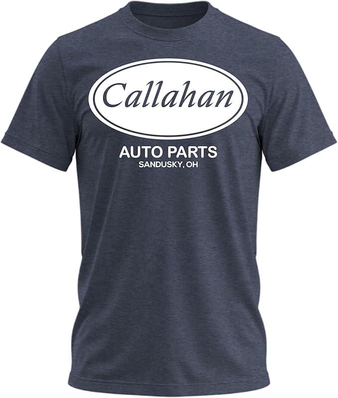 Callahan Auto Parts T-Shirt Funny Sarcastic Humor Men's Women's T Shirt Navy Heather, XL