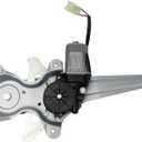 TRQ Rear Passenger Side Power Window Motor and Regulator Assembly Compatible with 2012-2017 Toyota Camry