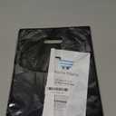 Merchandise Bags 100 Black 9"x12" Size 1.5Mil Thick With Handles