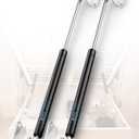 ARANA Gas Struts for Heavy Lid 20 inch, 150 lbs Heavy Duty Shock with Brackets, Hydraulic Lift Support Springs for Trap Door Murphy Bed Trailer Lid(Fits 135-165 lbs Lid), 2 Pcs