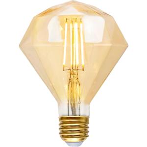 SD LUX Decorative Light Bulbs Vintage LED Edison Bulb 6W 600LM (60W Equivalent) dimmable G40 Globe CRI>90 Medium Base E26 Warm White 2700k, (110PJZ, 2 Pack)