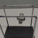 5 Large Beads Newton's Cradle Balance Balls Desk Toys Office Decorations with Black Wooden Base Desk Balance Balls Fun Science Physics Toys for Office/Bedroom/Living Room