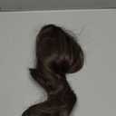 Sofeiyan Curly Ponytail Extension 15 Inch Heat Resistant Synthetic Natural Wavy Hairpiece Wrap Around Pony Tail Hair Extensions for White Black Women Hair Piece, Chocolate Brown